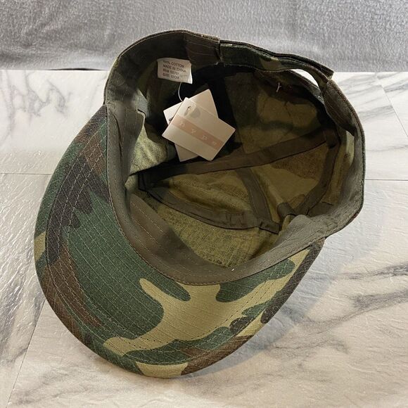 Rue 21 Hat Womens Green Camouflage Strapback Cap Adjustable NEW - Picture 5 of 9